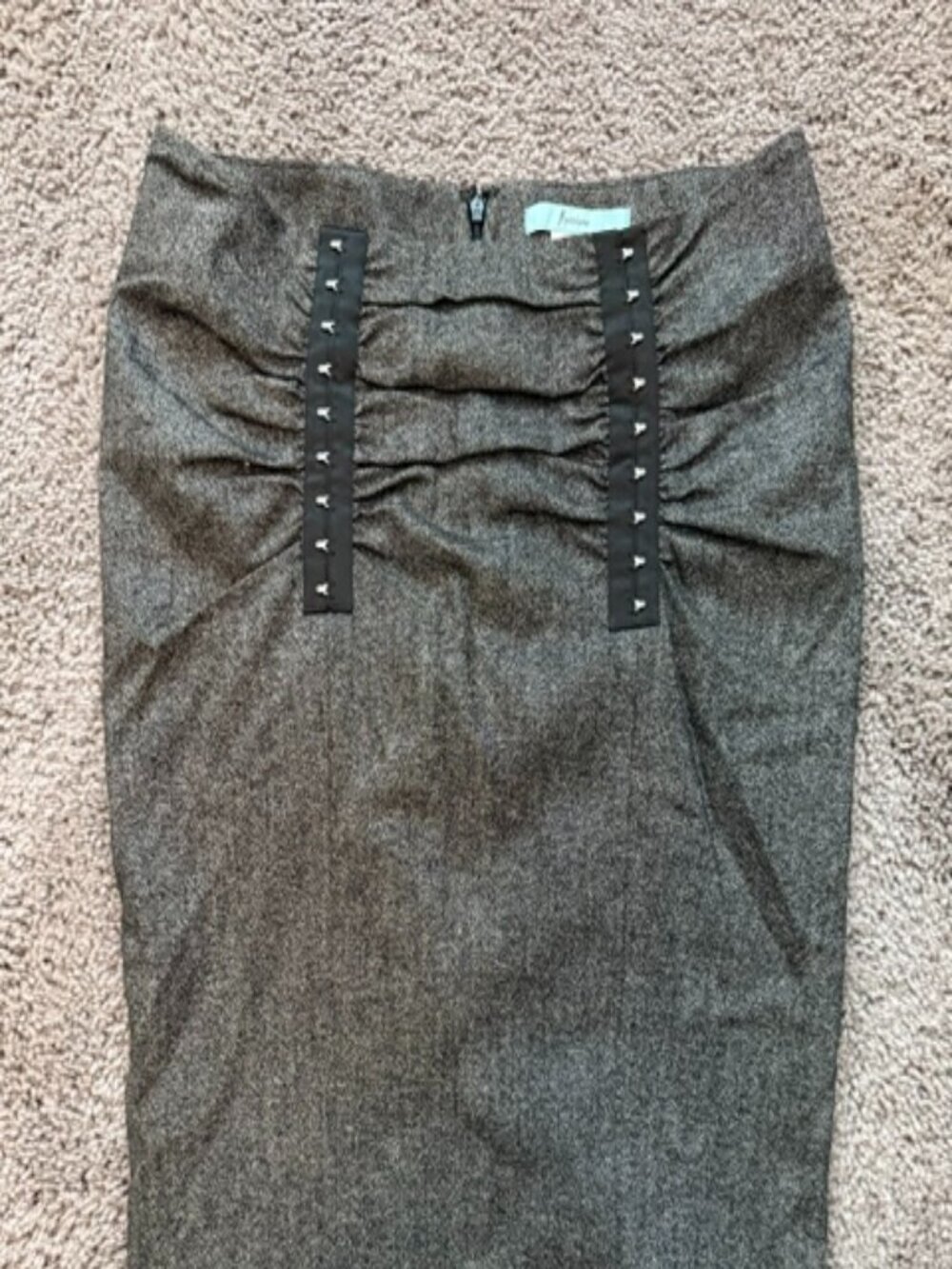 Marciano dark grey pencil skirt (Sz 8)